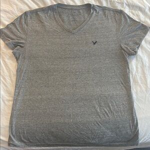 Gray V-Neck T-Shirt